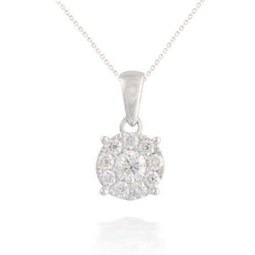 Round Diamond Pendant 2