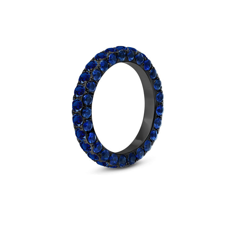 Graziela Sapphire 3 Sided Band Ring