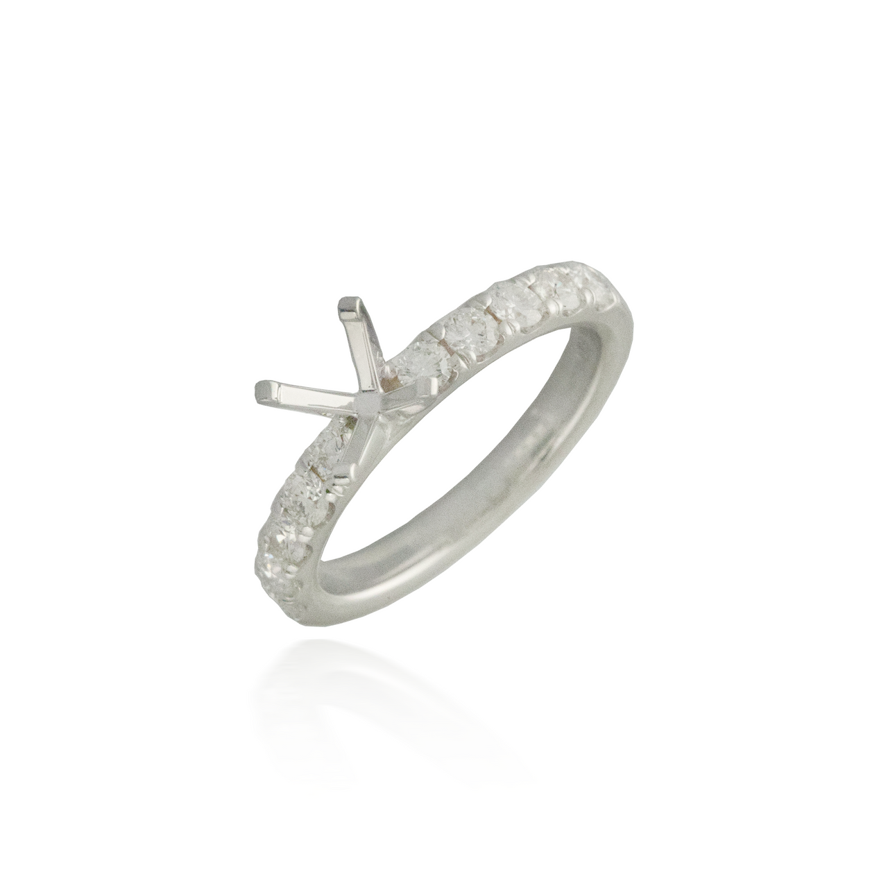 Diamond Engagement Ring Semi-Mounting