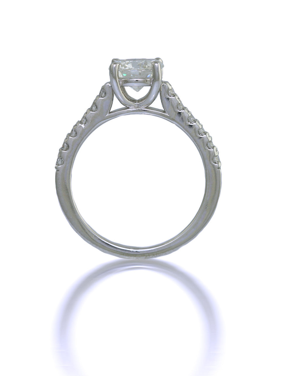 Custom .93ct Diamond Engagement Ring