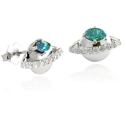Planet Opal Earrings