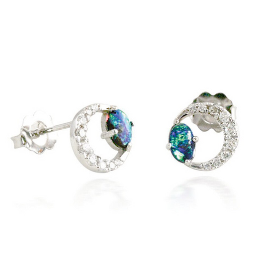 Moon Opal Earrings