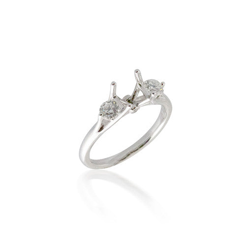 Classic Three Stone Semi-Mounting
