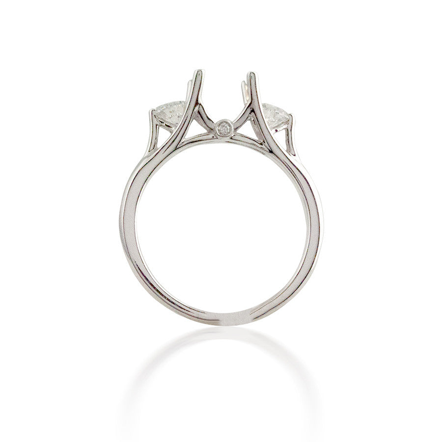 Classic Three Stone Semi-Mounting