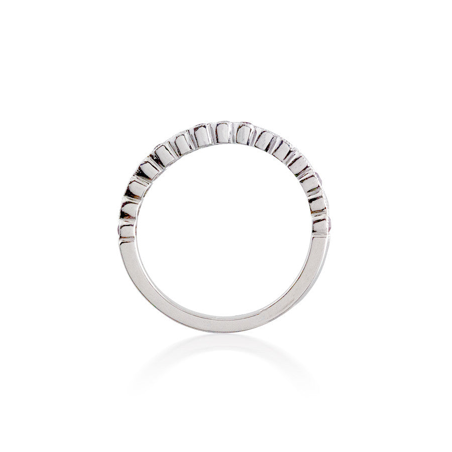 Bassali Sapphire & Diamond Stackable Band