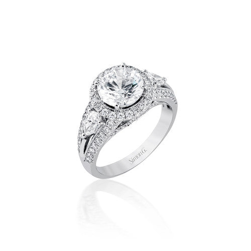 Simon G Adira Halo Engagement Ring Setting