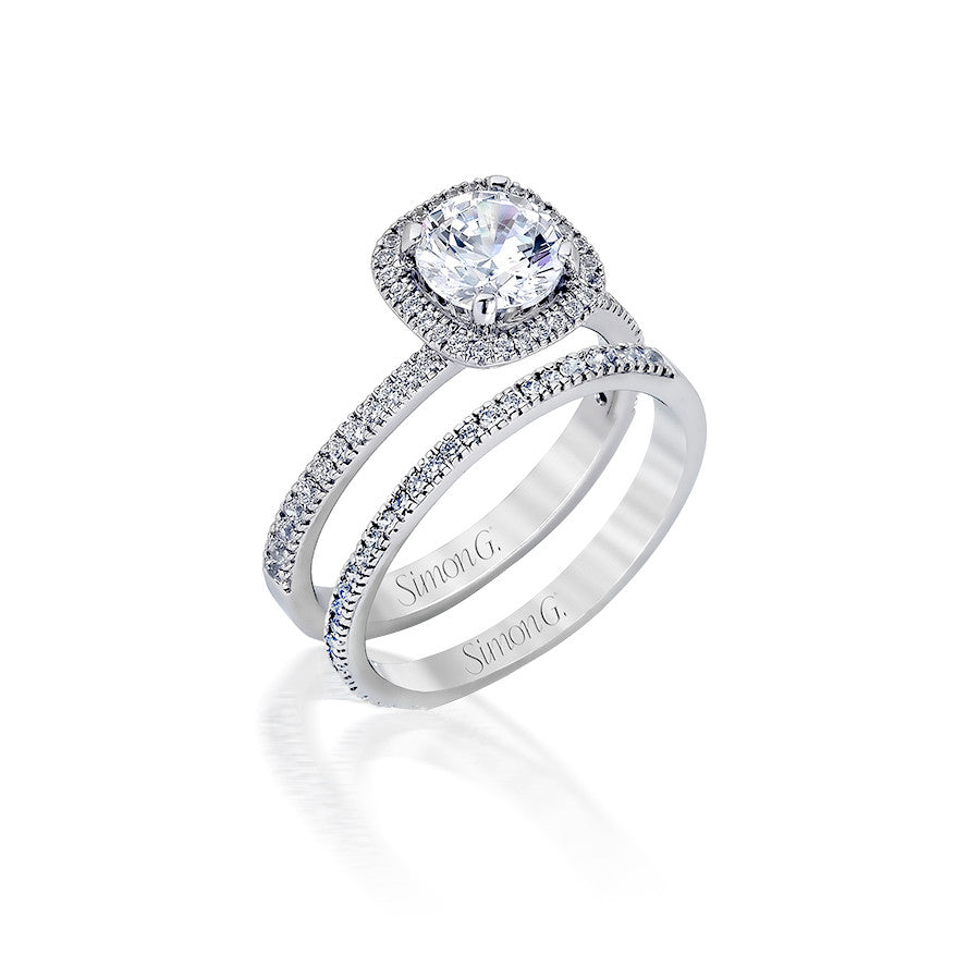 Simon G Louisa Bridal Set