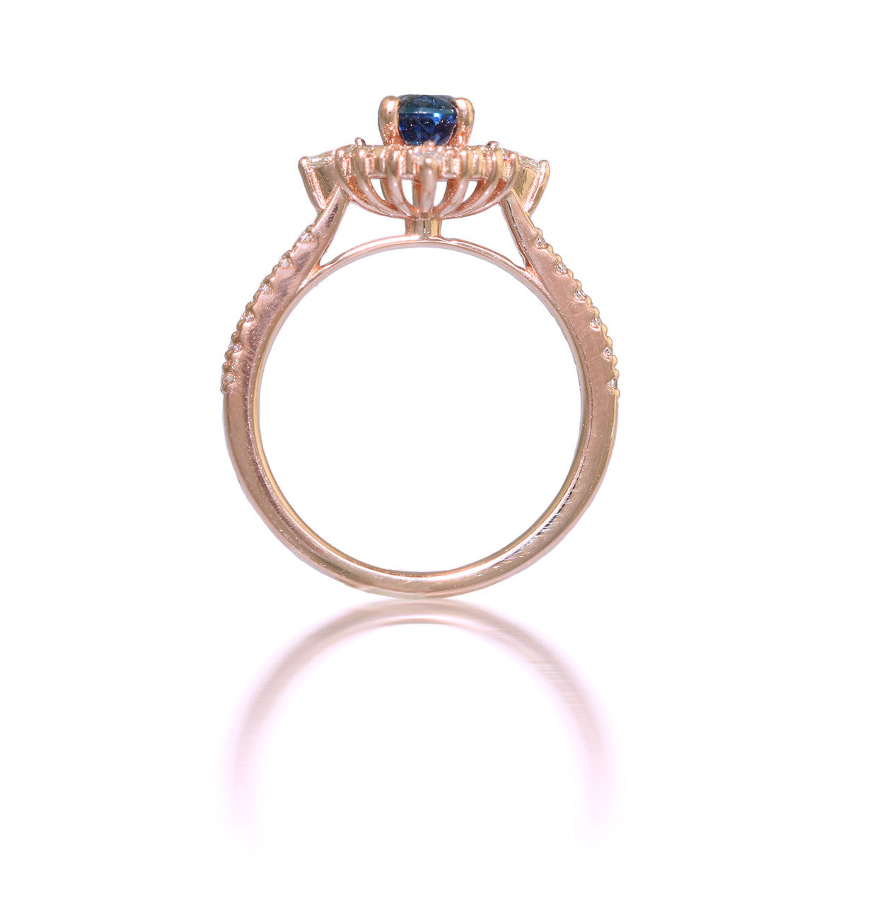 Custom Sapphire Engagement Ring