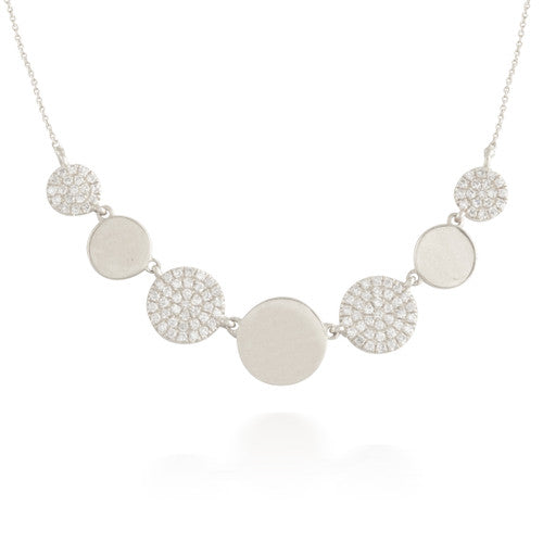 0.25ctw Diamond Disc Pendant
