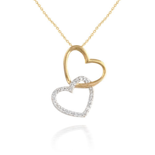 0.10ct Unity Diamond Heart Pendant