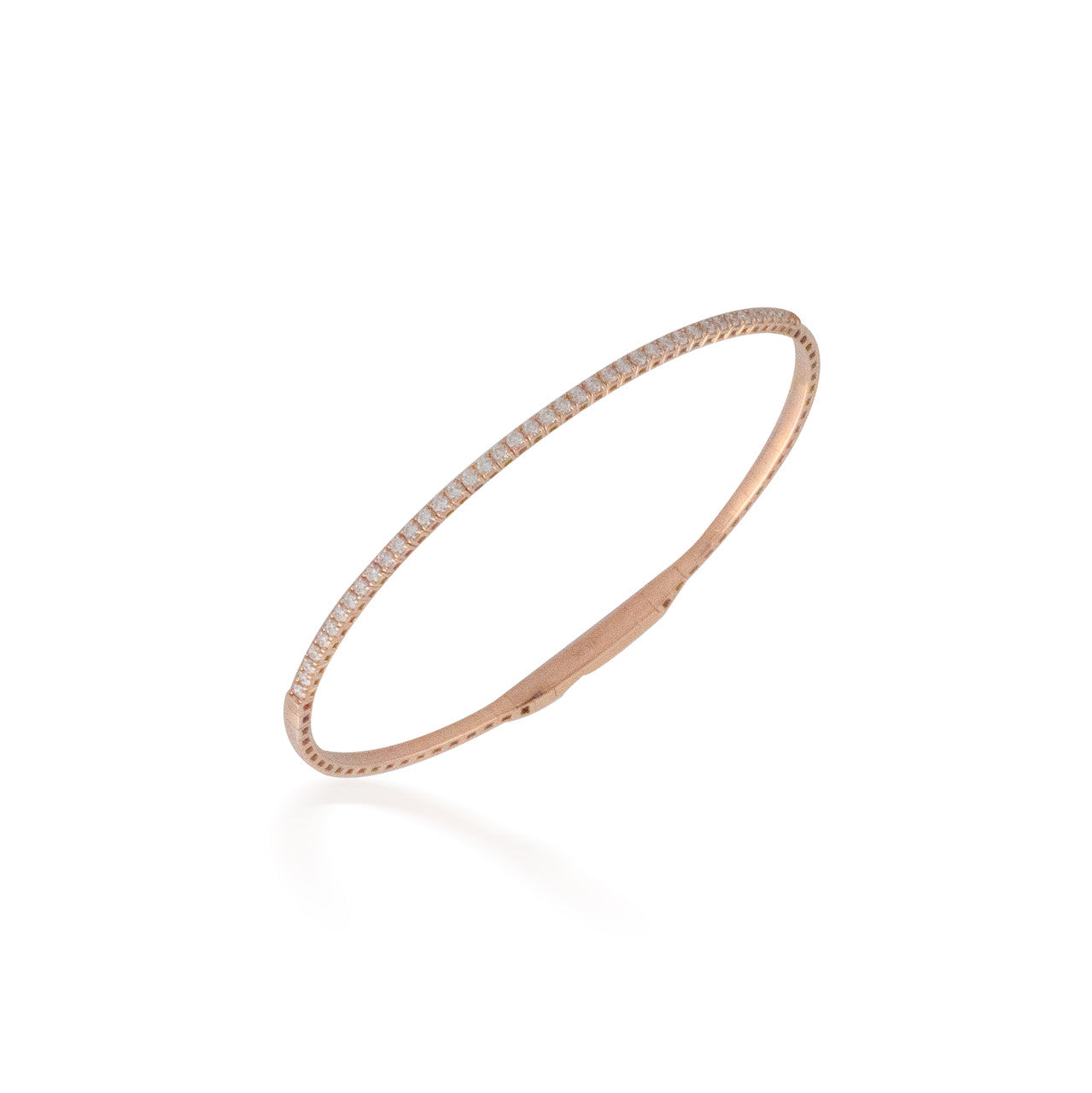 0.62ctw Flexible Diamond Bangle Bracelet