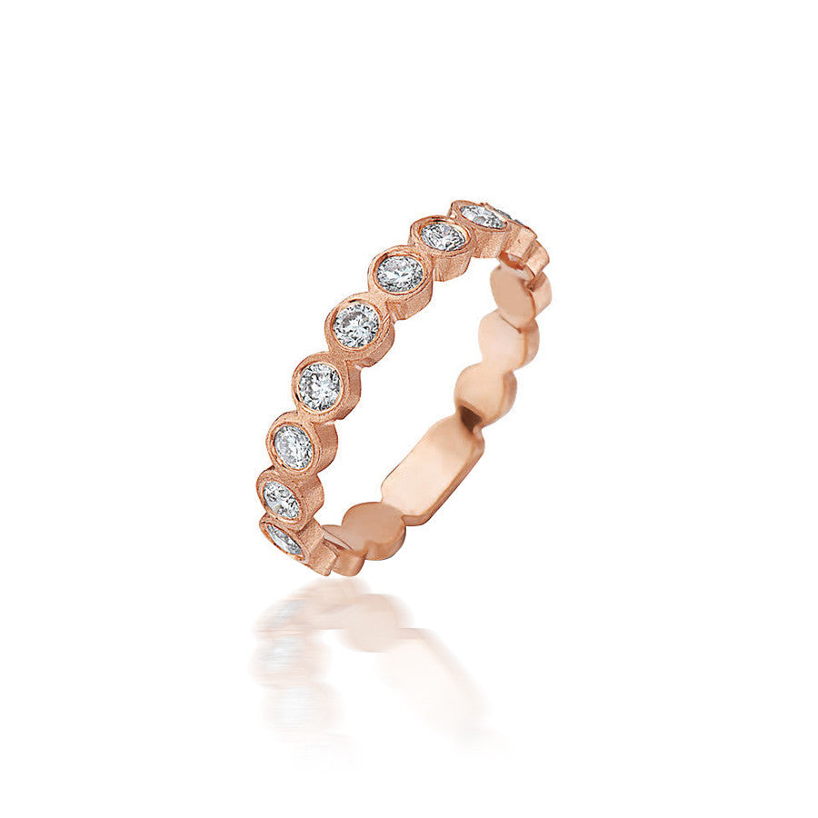 Bassali Medium Bezel Set Ring