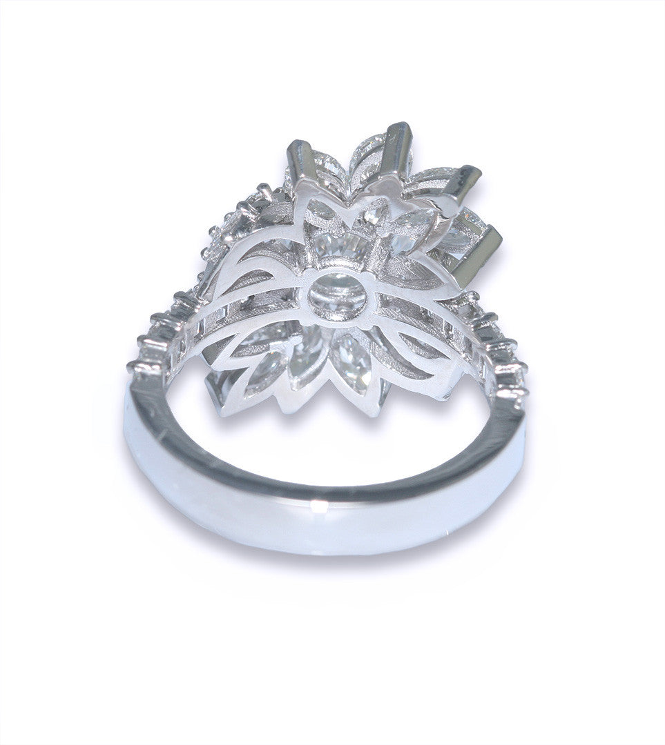 Custom Diamond Cocktail Ring