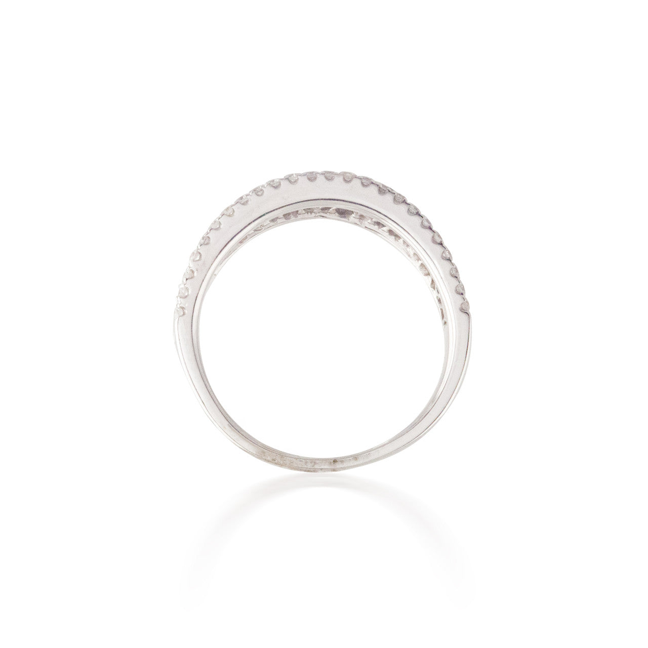 Sapphire and White Diamond Band