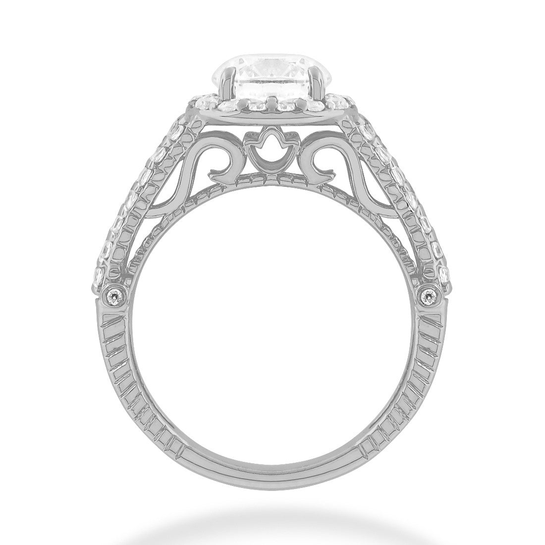 Lavish Custom Choice Pre-Set Diamond Engagement Ring