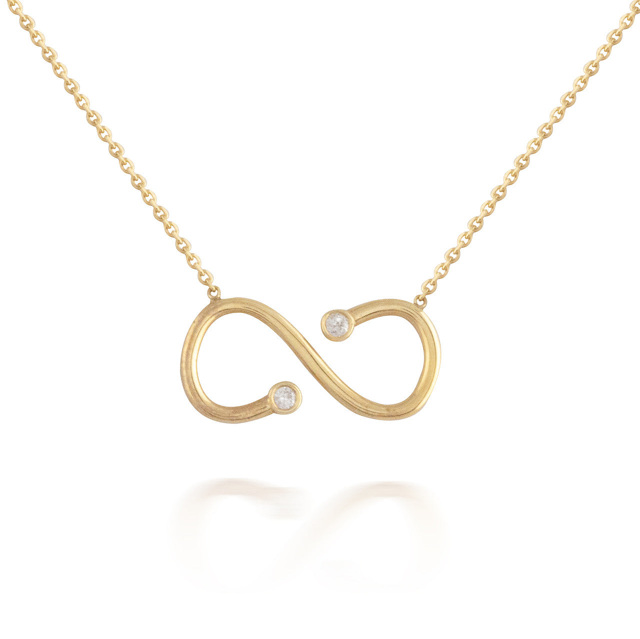 0.06ctw Diamond Infinity Pendant