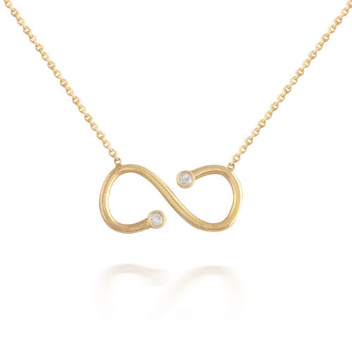 0.06ctw Diamond Infinity Pendant