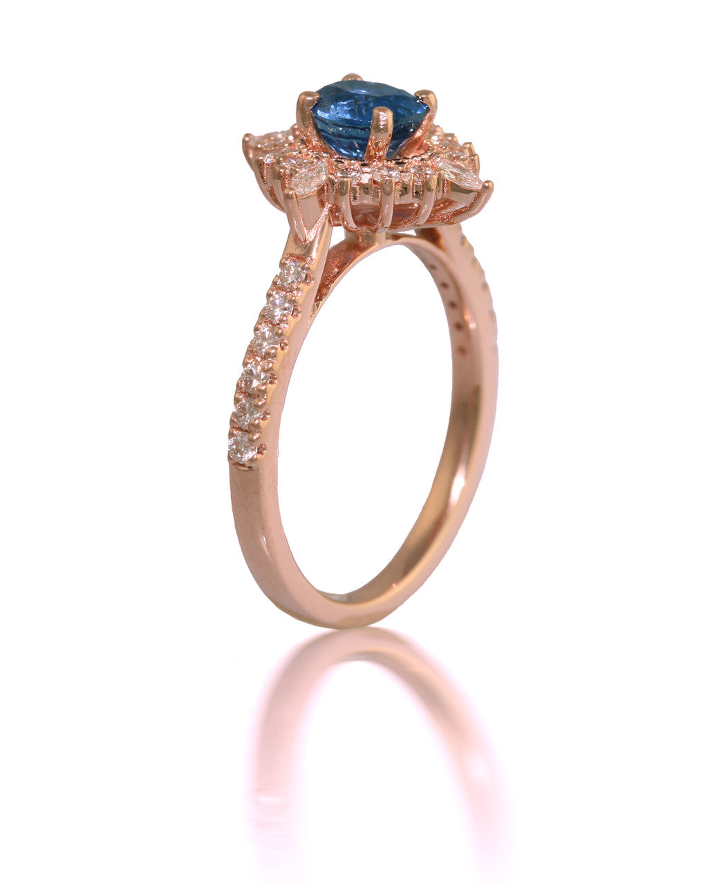 Custom Sapphire Engagement Ring