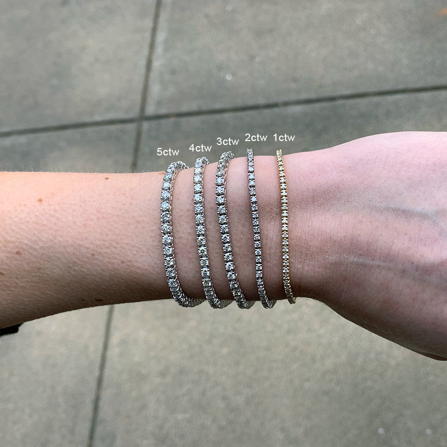 Classic 4.01ct Diamond Tennis Bracelet