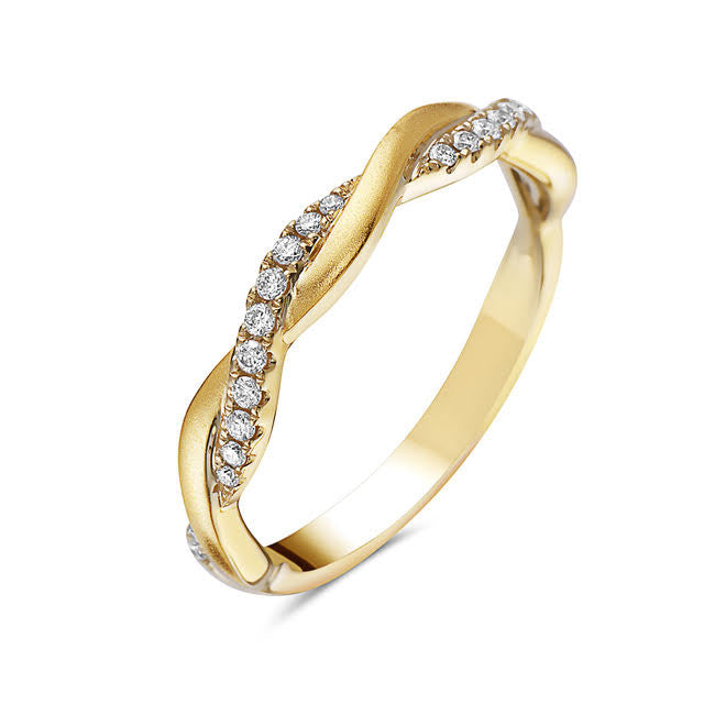 Bassali Diamond Twist Ring