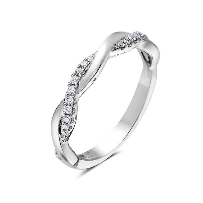 Bassali Diamond Twist Ring