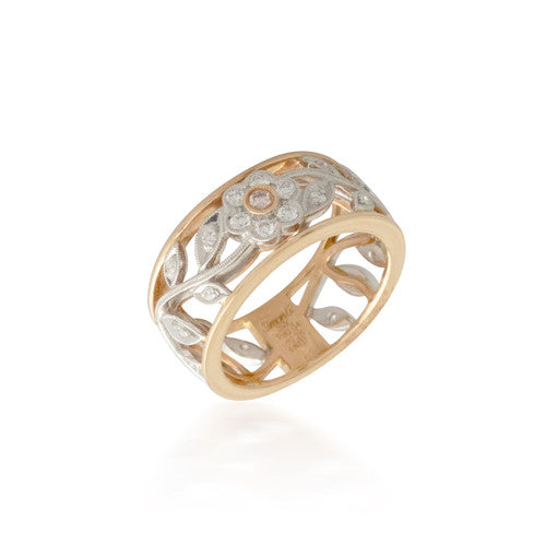 0.28ctw Diamond Floral Band