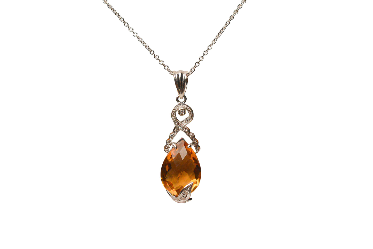 Citrine Glow Necklace Pendant