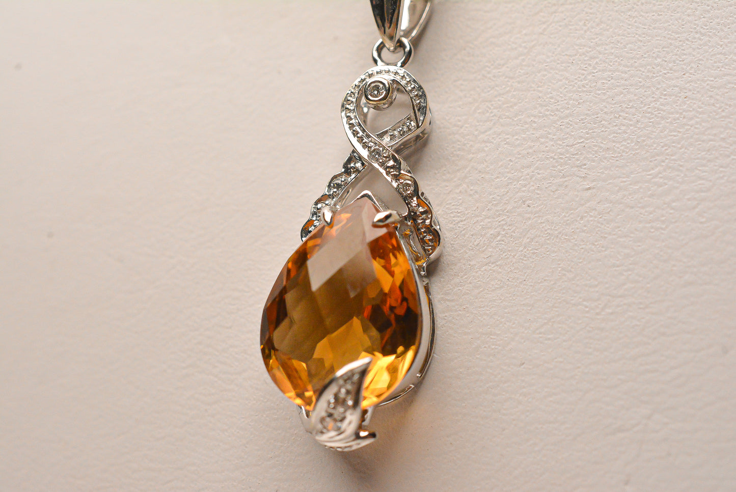 Citrine Glow Necklace Pendant