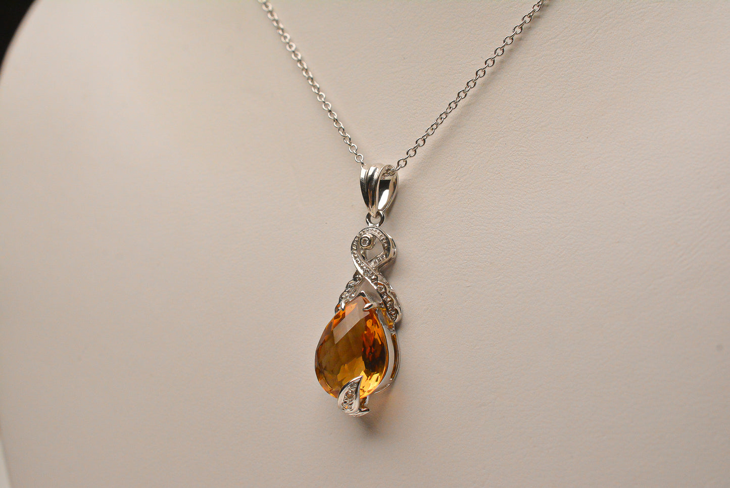 Citrine Glow Necklace Pendant