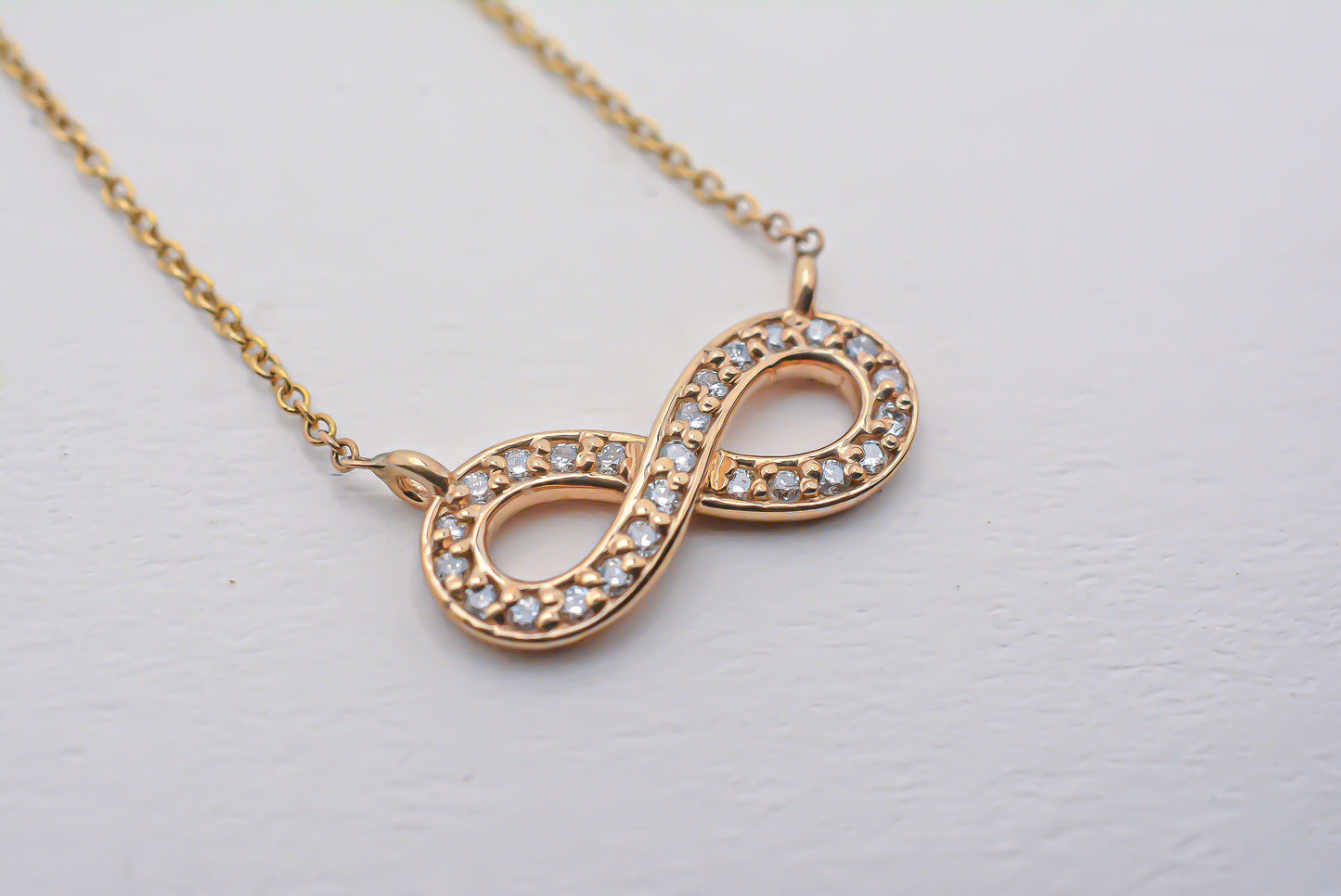 Diamond Infinity Necklace