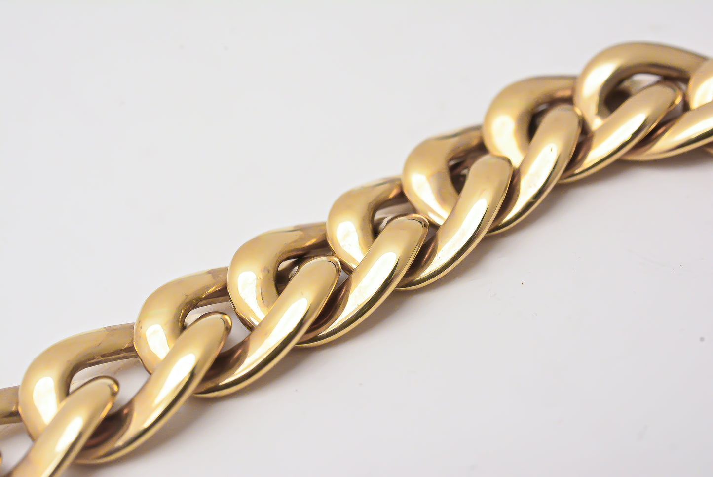 18K Yellow Gold Heavy Link Chain