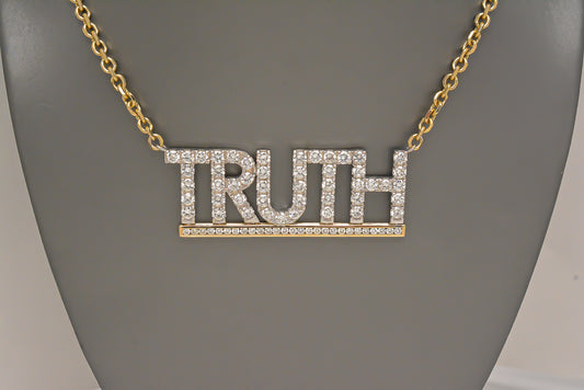 “TRUTH” Statement Necklace