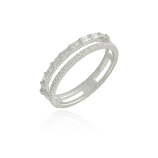 Baguette Diamond Band