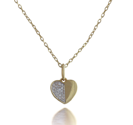 0.05ct Diamond Heart Pendant