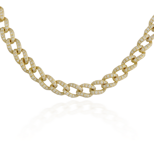 Yellow Gold Diamond Necklace
