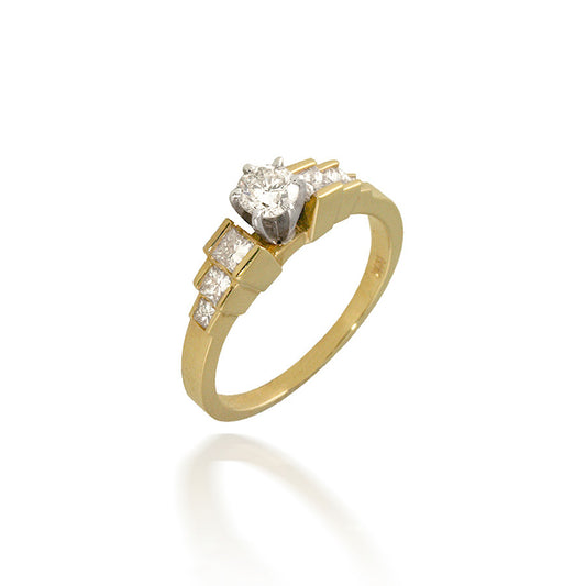 Seven Stone Engagement Ring