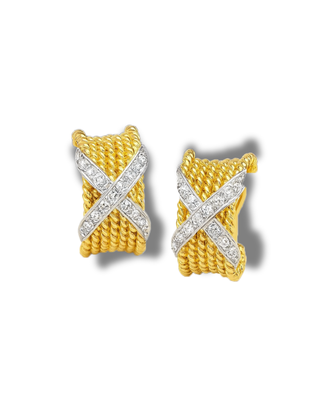 Tiffany & Co Schlumberger Diamond Earrings