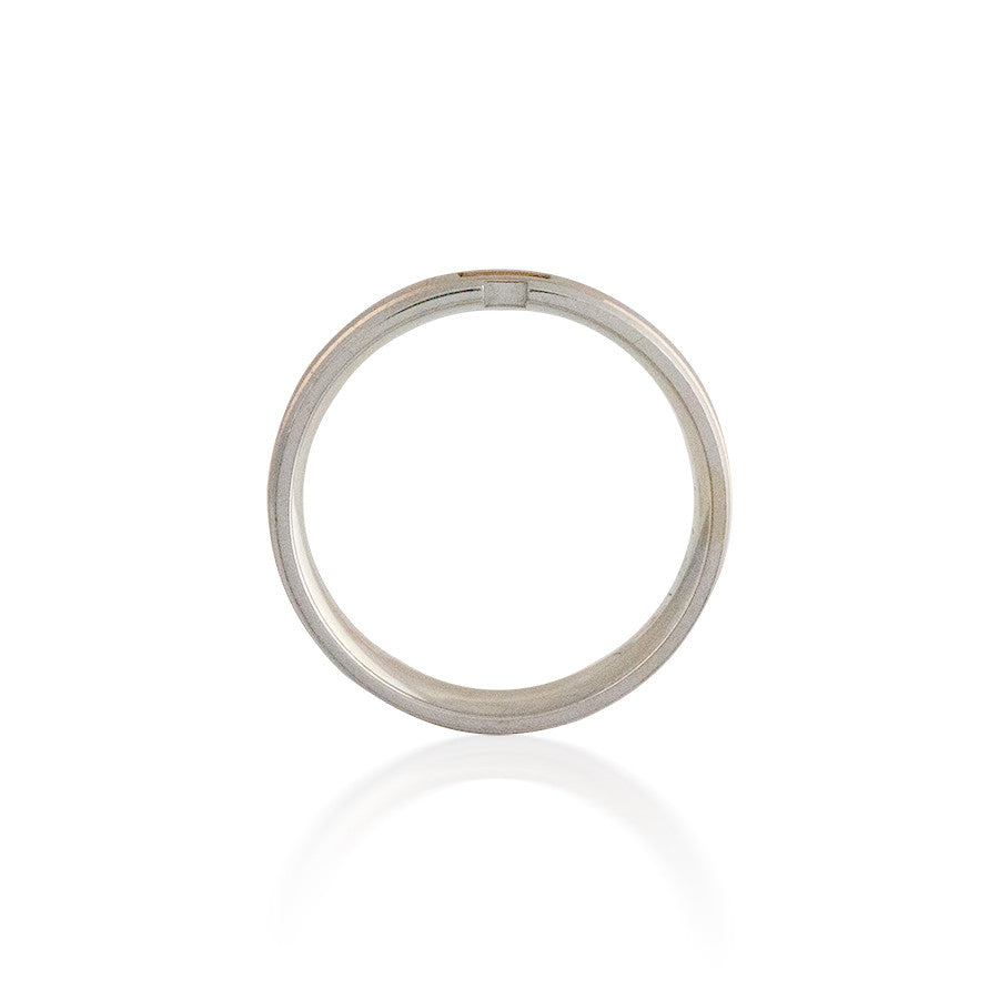 Two Toned Wedding Band