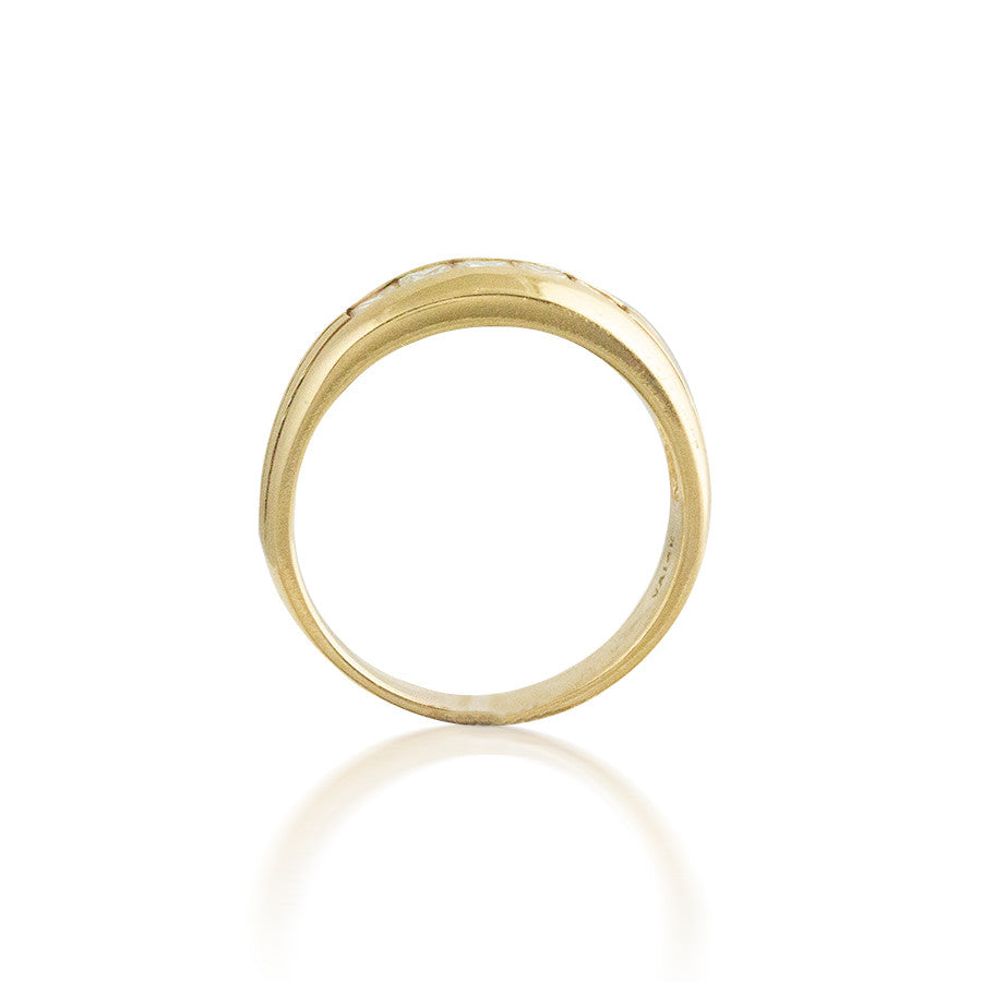 Classic Five Stone Wedding Band 3