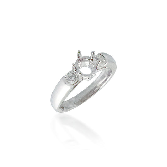 Classic Three Stone Semi-Mounting 4
