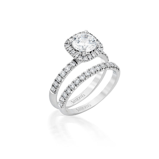 Simon G Belle Bridal Set