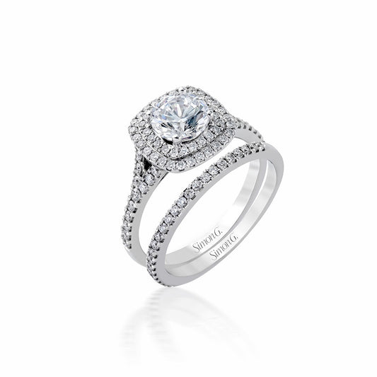 Simon G Blaine Bridal Set