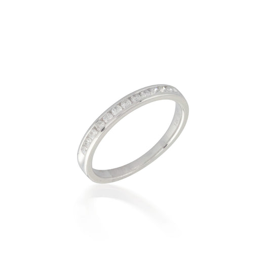 0.25ctw Channel-set Round Diamond Band