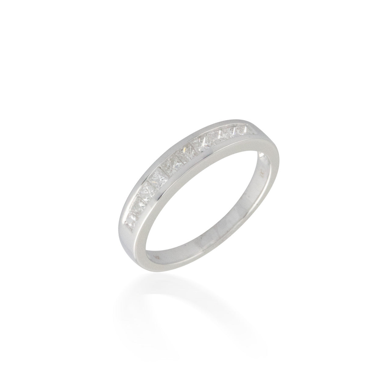 Channel-set Princess-cut Diamond Band 2