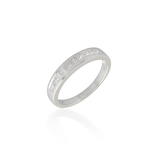 Channel-set Princess-cut Diamond Band 2