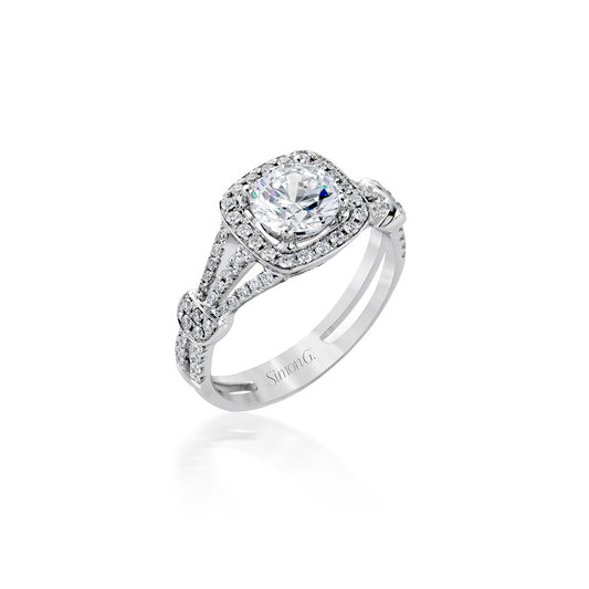 Simon G Enrobed Engagement Ring Setting