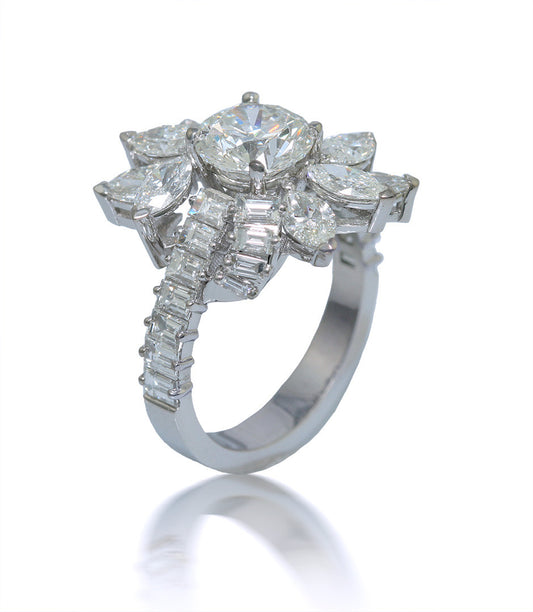 Custom Diamond Cocktail Ring