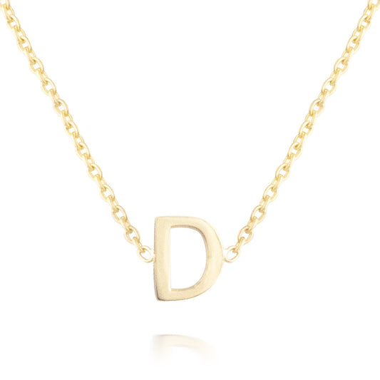 Tiny Single Letter Pendant
