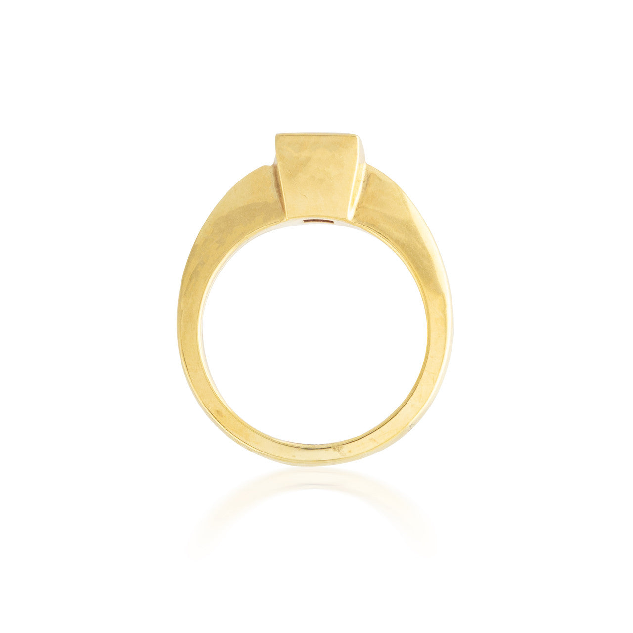 Invisable-set Ruby Ring