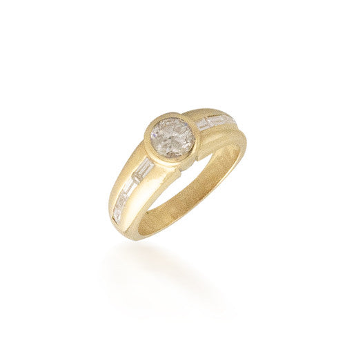 Round and Baguette Band